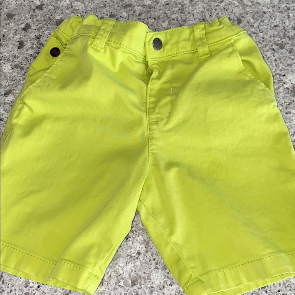 Mayoral boys Chartreuse shorts